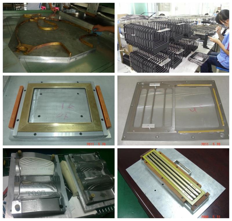 Blister Welding and Cutting Machine moulds