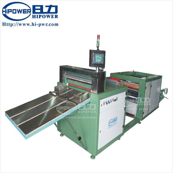 plastic sheet flatten and cutting machine